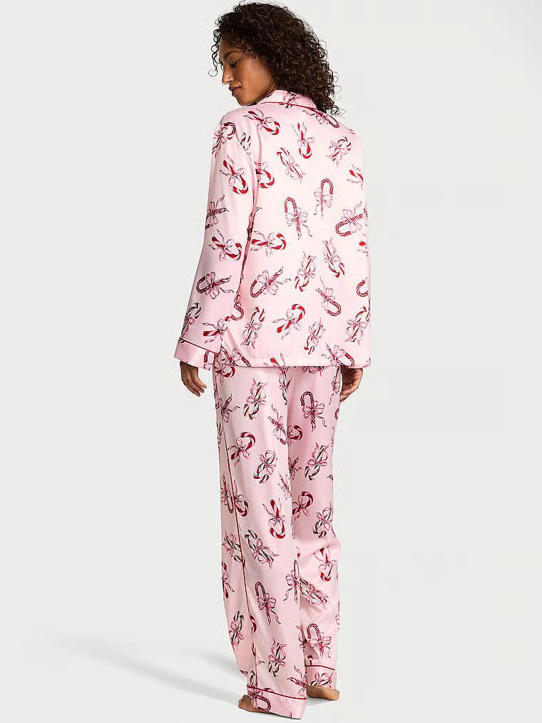 Buy Glazed Satin Long Pajama Set, Print - Order Pajamas Sets online - Victoria's Secret US | Victoria's Secret (US / CA )
