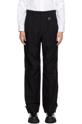 Black Snap Trousers | SSENSE