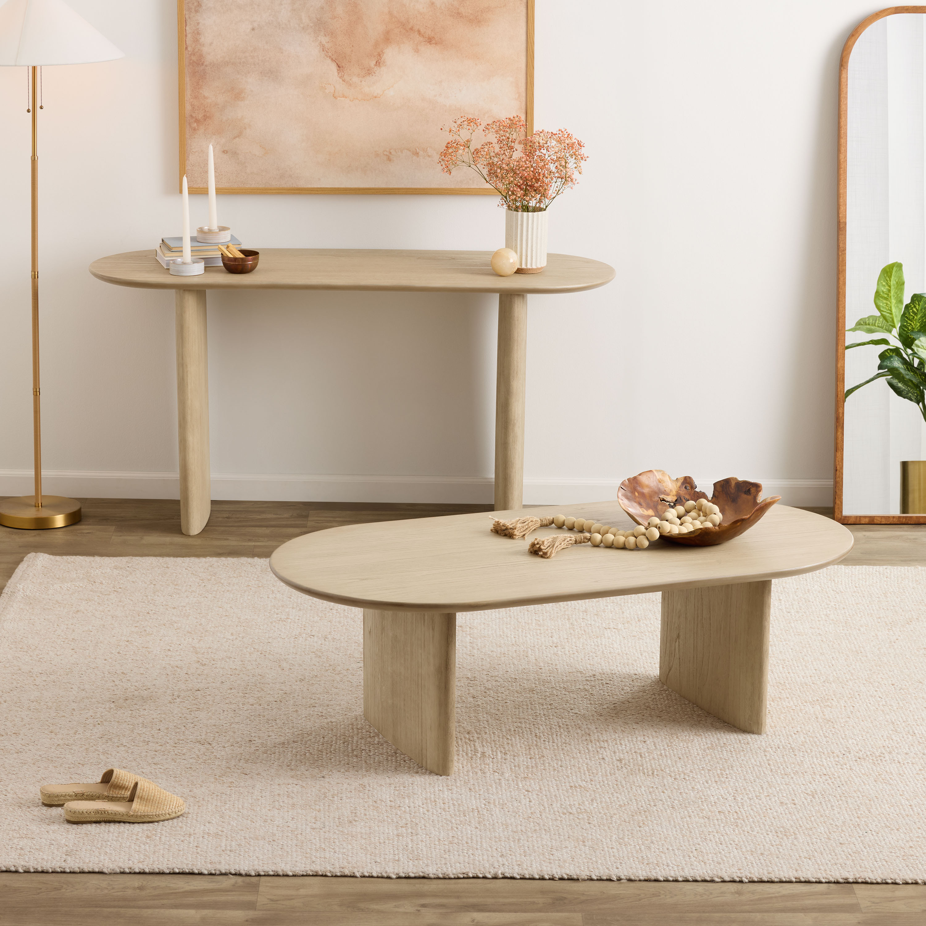 Zeke Natural Wood Table Collection | World Market