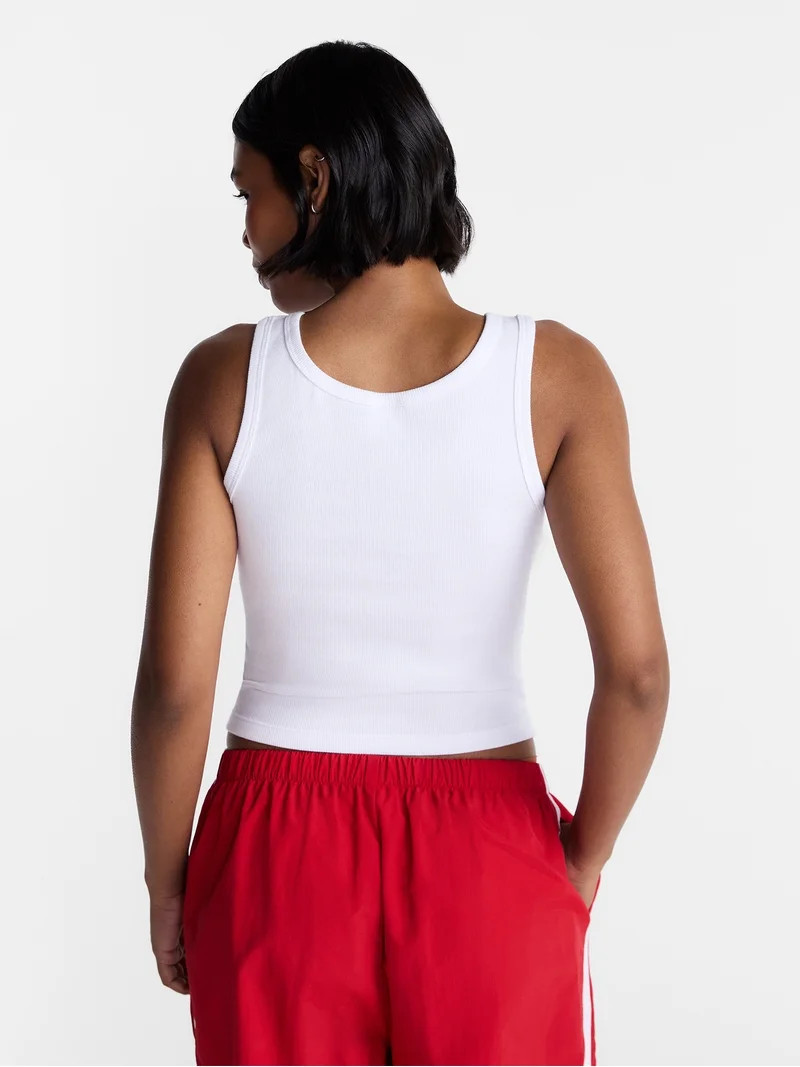 No Boundaries Ribbed Graphic Game-Day Tank Top, Women's and Women's Plus Sizes XXS-4X | Walmart (US)