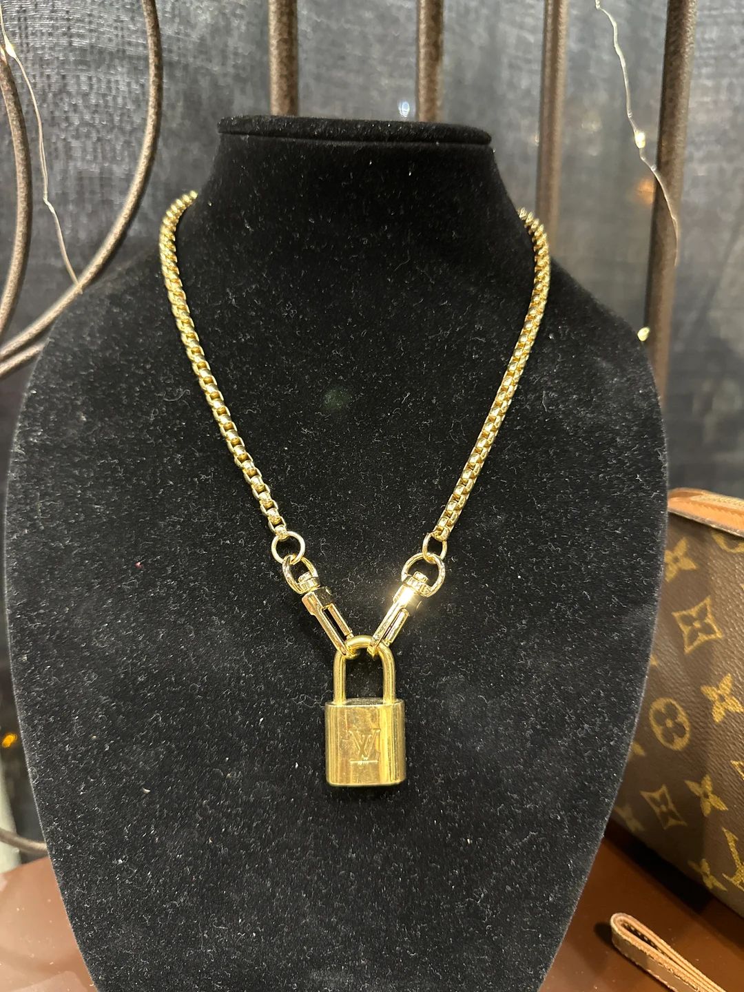 Authentic Lock Necklace - Etsy | Etsy (US)