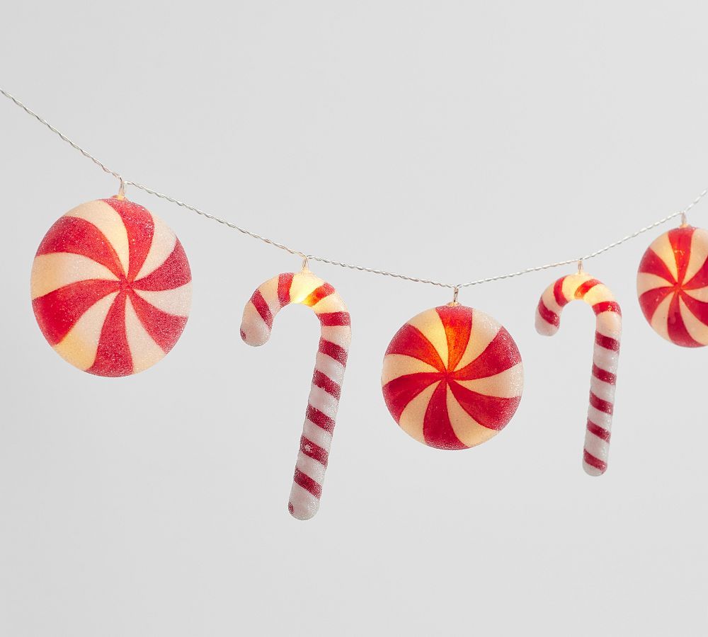 Candy Cane String Lights | Pottery Barn (US)