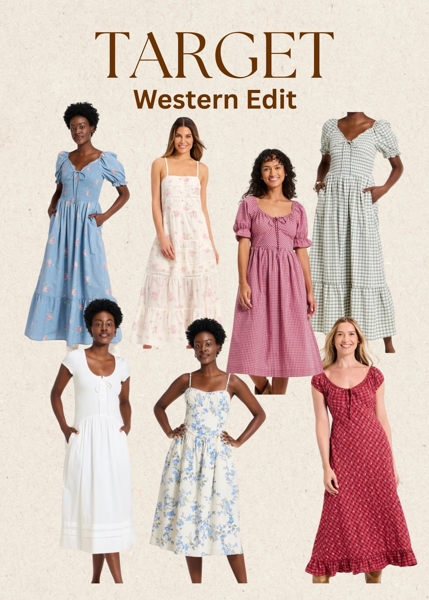 New dresses at Target.
Western edit at Targett

#LTKootd #LTKSaleAlert #LTKBeauty
