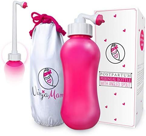 Peri Bottle for Postpartum Care. Post Partum Essentials Large Portable Perineal Bottle with Angle... | Amazon (US)