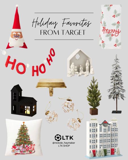My favorite new holiday items from Target! I bought of few these and some are selling out fast. 🎄

#LTKhome #LTKSeasonal #LTKHoliday