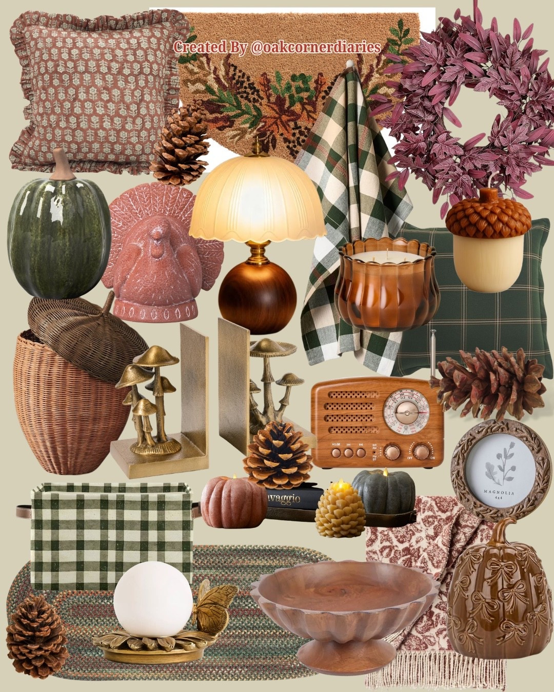 Cozy, collected & a little woodland-inspired 🍂🤎 The perfect mix of vintage charm, warm textures, moody greens, earthy tones & whimsical details to bring that cozy fall feeling home. Think pumpkins, plaid, pinecones, mushrooms, amber glass & all the little details that make autumn decorating feel extra special. 🍁✨
Shop these fall decor finds + more cozy autumn inspiration on my LTK! 🛍️
#FallDecor #AutumnDecor #FallHomeDecor #CozyHome #HomeDecor #FallDecorating #AutumnHome #CozyDecor #AmazonFinds

#LTKHome #LTKSeasonal #LTKHome #LTKSaleAlert