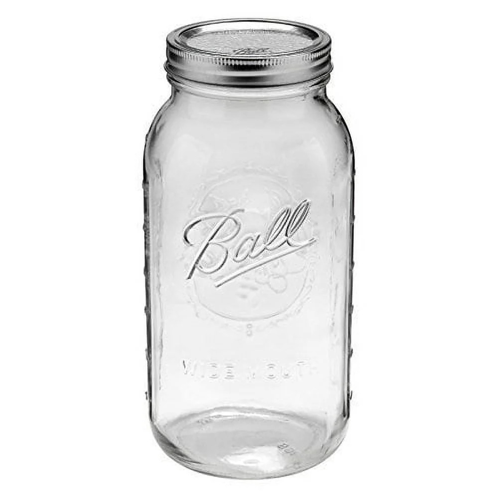 1 Ball 64Oz Wide Mouth Half Gallon Mason Jar | Walmart (US)