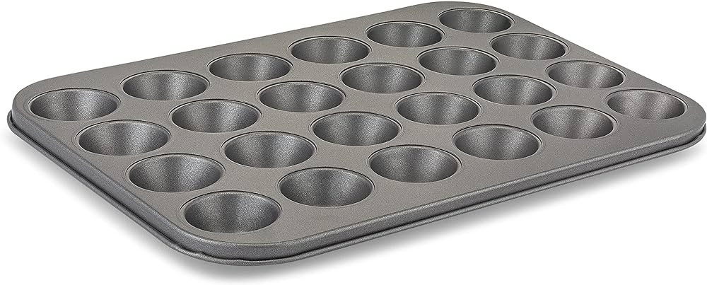 husMait 24 Cup Mini-Muffin Pan - Premium Non Stick Kitchen Cupcake Pan for Baking Mini Cupcakes, ... | Amazon (US)
