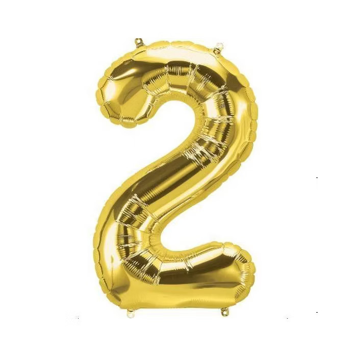 34" Number 2 Foil Balloon | Target