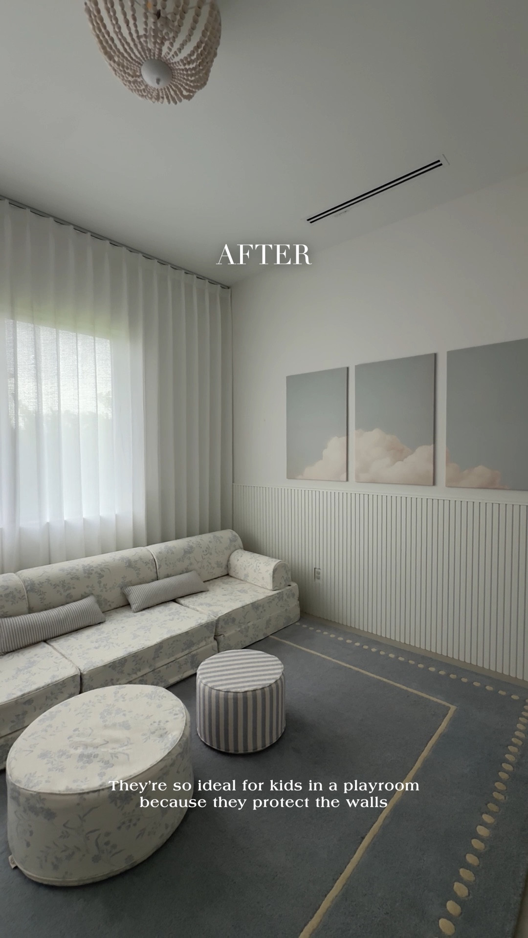 Fluted wall panels for your next DIY project! ☁️ 🩵

#LTKdayinmylife #LTKHome #LTKKids