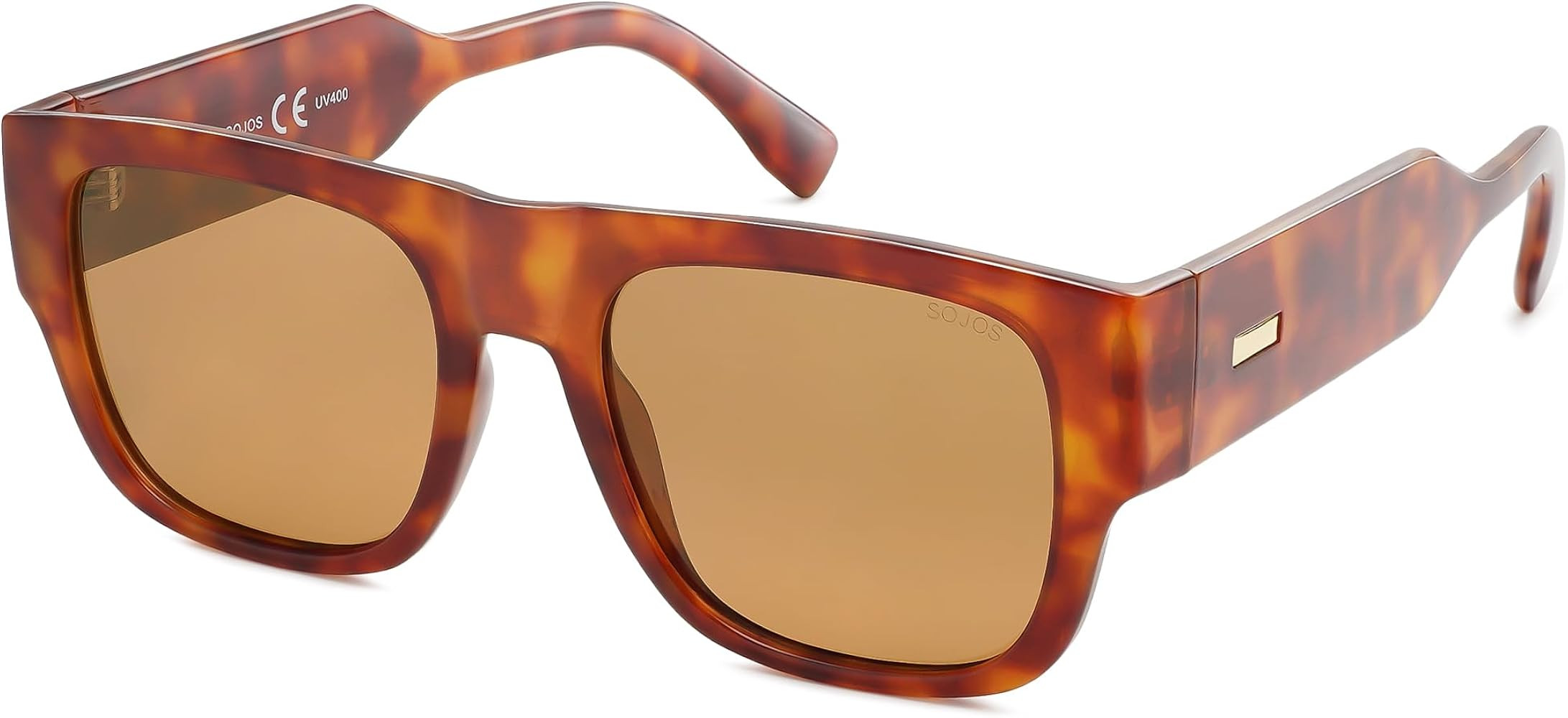 SOJOS Trendy Square Polarized Sunglasses for Women Men Flat Top UV Protection Unisex Sunnies SJ23... | Amazon (US)