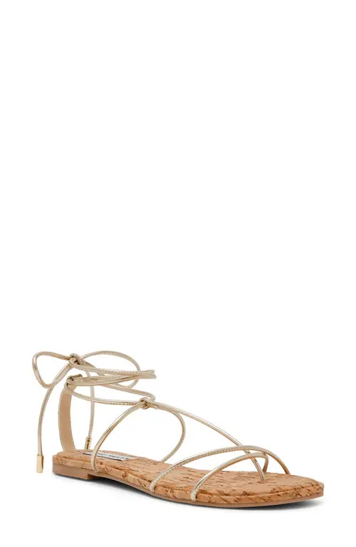 Steve Madden Myrtle Strappy Sandal in Gold Multi at Nordstrom, Size 5.5 | Nordstrom