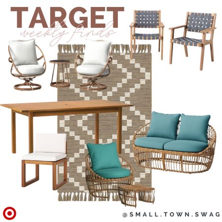 Target home and patio up to 50% OFF!
.
.
.
Target patio // patio// patio furniture // family fun // outdoor living // patio set // table // chairs / dining set // dining // couch // sofa // love seat // loveseat // conversation set // outdoor dining // patio table and chair // porch // outdoor furniture // outdoor rugs // rug // rugs //
Home decor // boho // modern home 

#LTKhome #LTKfamily #LTKSeasonal