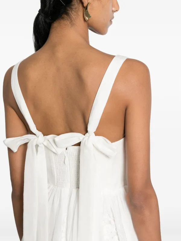 Alight corset linen minidress | Farfetch Global