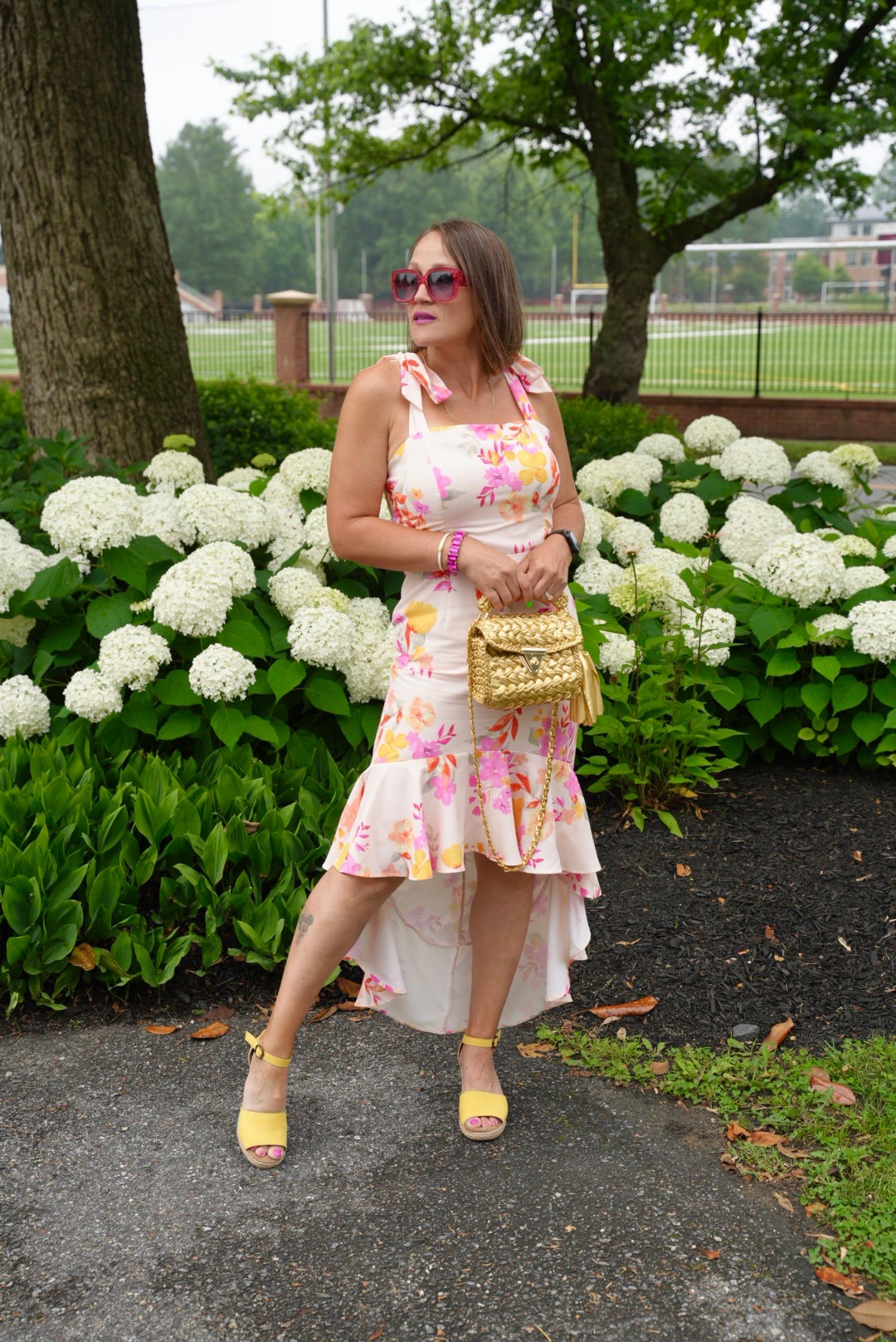 I’m in love with this new summer dress, the floral print includes all the best colors not to mention the gorgeous mermaid cut, plus the fabric is lightweight and silky and breathable which means it’s perfect for the warm summer months.

#LTKStyleTip #LTKSeasonal #LTKOver40