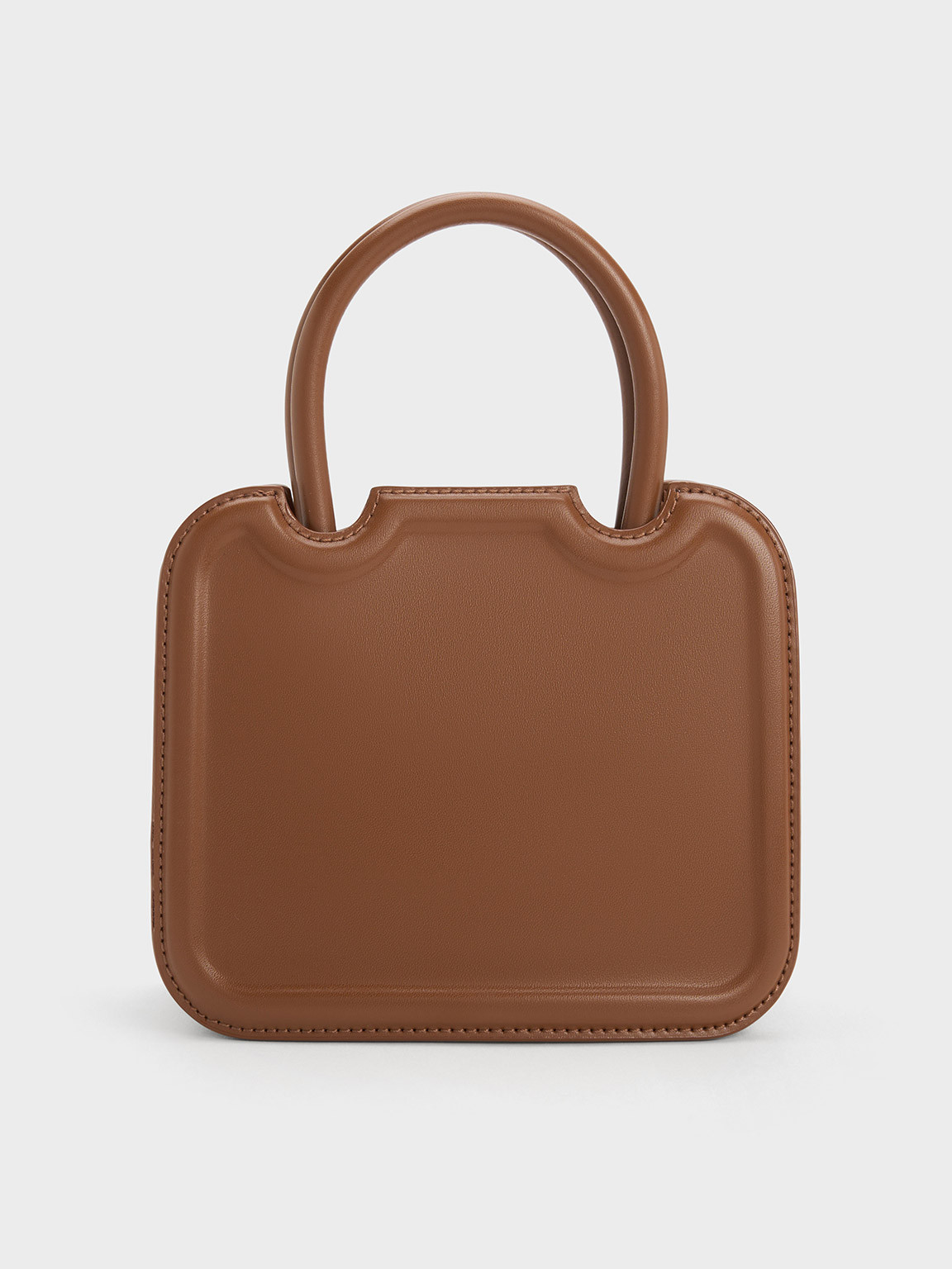 Perline Sculptural Tote Bag
 - Chocolate | Charles & Keith UK