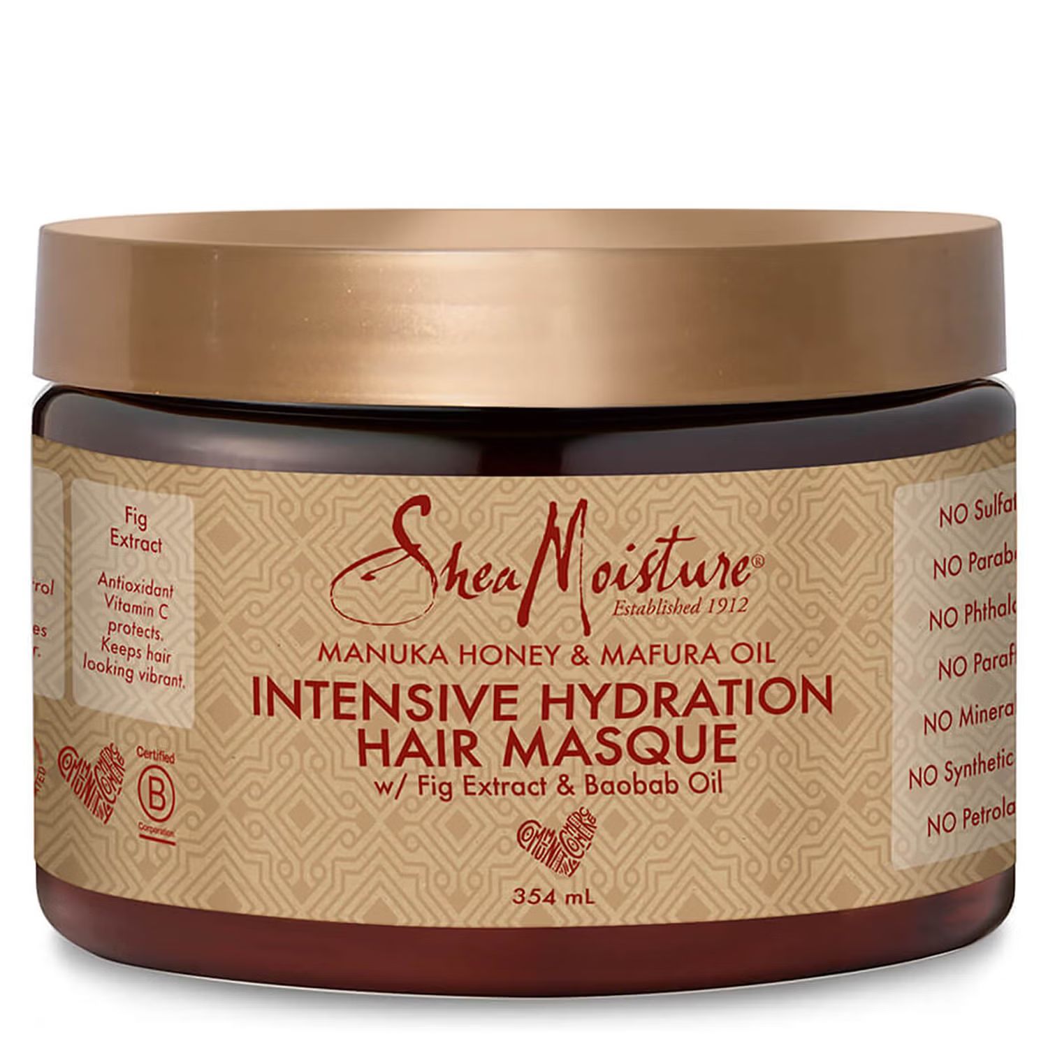 Shea Moisture Manuka Honey & Mafura Oil Intensive Hydration Hair Masque 354ml | Look Fantastic (ROW)