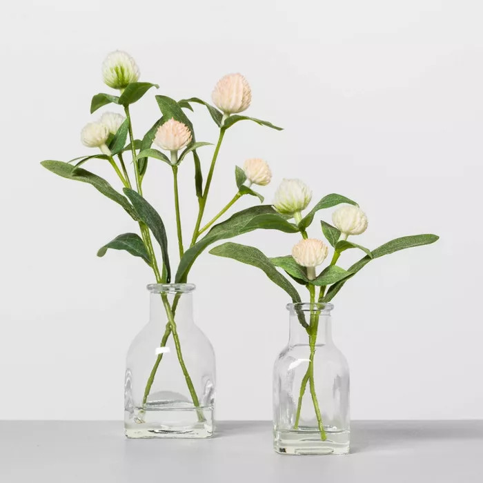 Faux Thistle Arrangement Pink - Hearth & Hand™ with Magnolia | Target