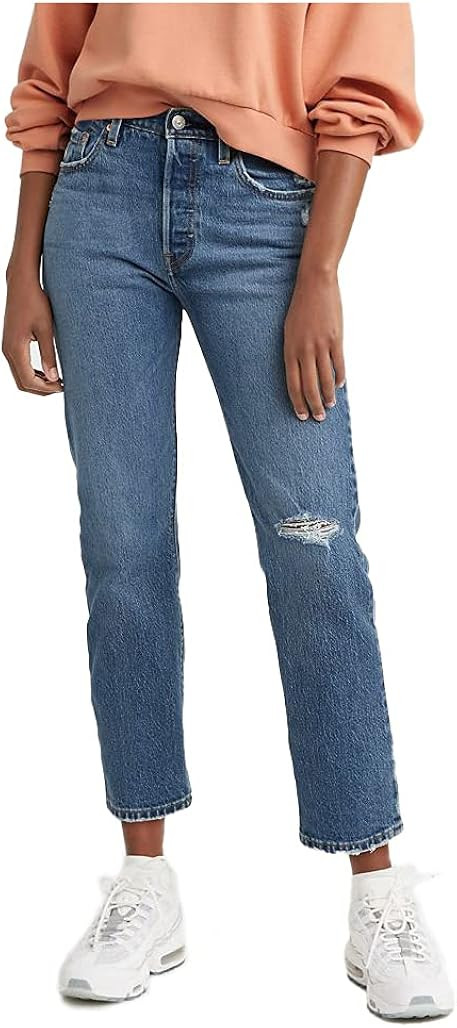 Levi's Women's Premium 501 Crop Jeans | Amazon (US)