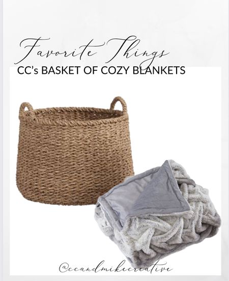 Here is my designer recommended basket of cozy blankets.  We have these all over our house and I put them in all my clients houses too! I have the XL basket and I recommend 4 or 5 of the blankets in each basket #cozyblankets #design #decor

#LTKhome #LTKstyletip