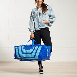 The Container Store® Reusable Backpack Tote Blue | The Container Store