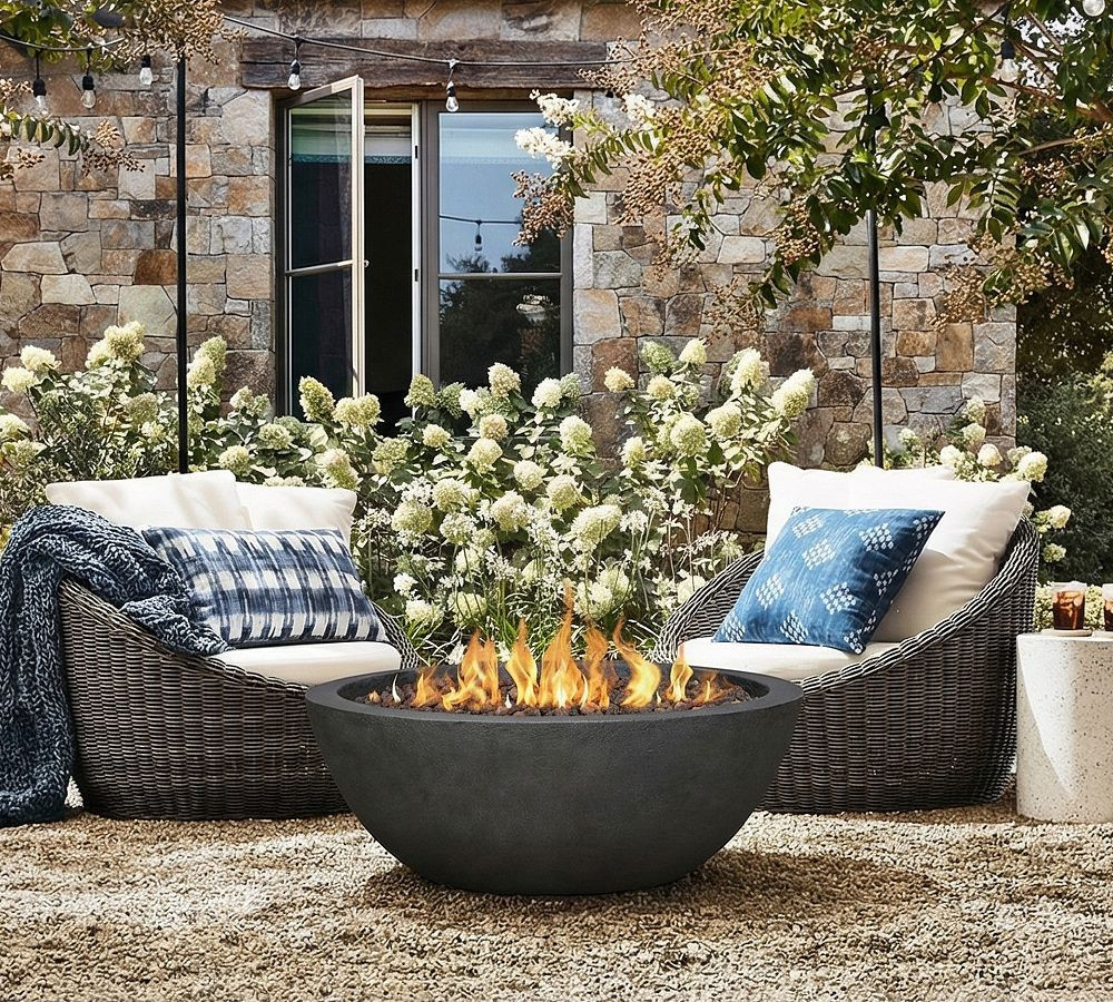 Blackwell Steel Round Propane Fire Pit (36") | Pottery Barn (US)