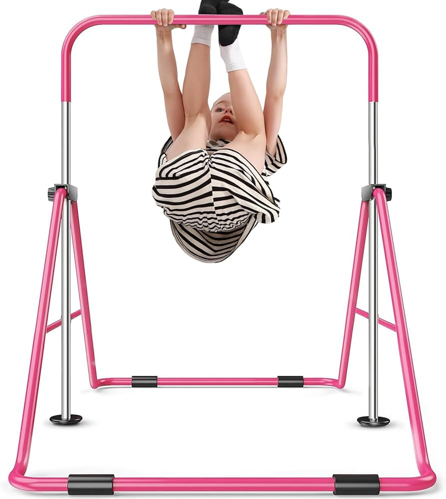 Sportsroyals Gymnastics Bar for Kids,Adjustable Height Gymnastic Horizontal Bars,Folding Gymnasti... | Amazon (US)