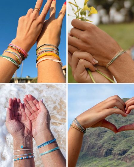 Pura Vida Earth Day handmade string bracelet jewelry. Adjustable and waterproof. 

#LTKfindsunder50 #LTKSeasonal #LTKstyletip