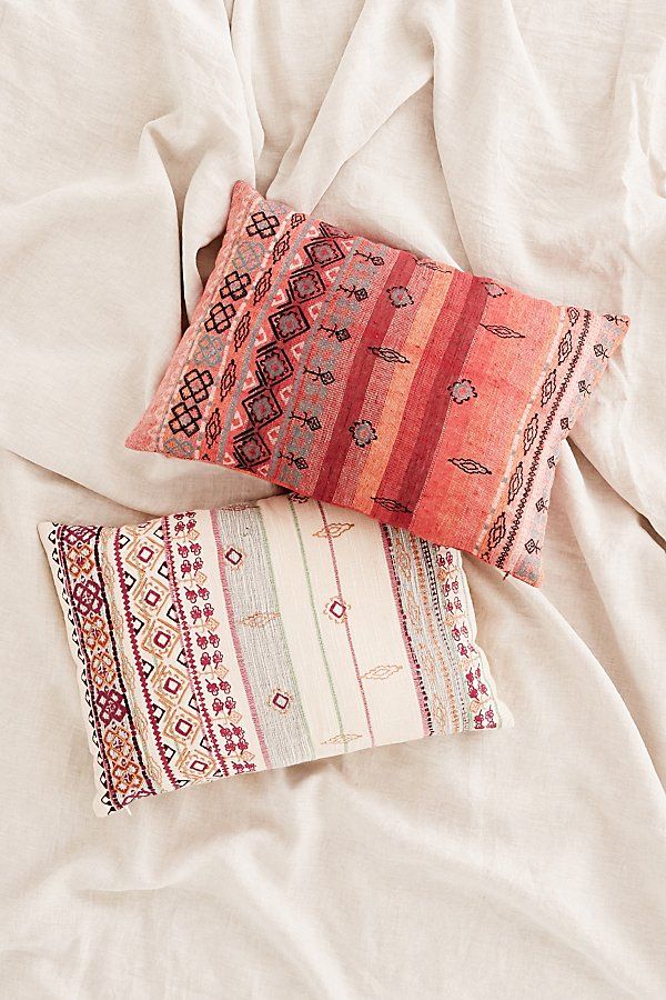 Agda Printed Yarn Pillow | Urban Outfitters US
