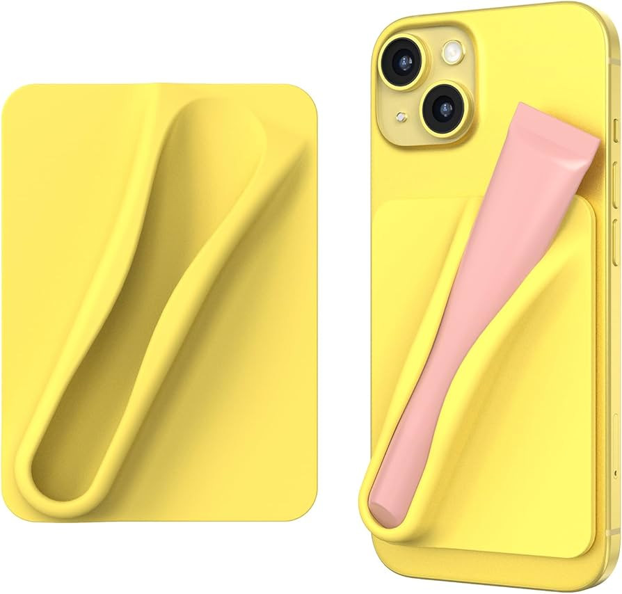 DOB SECHS Silicone Lip Holder for Cell Phone Lipstick Lip Glaze Phone Case Back Stick On Holder f... | Amazon (US)