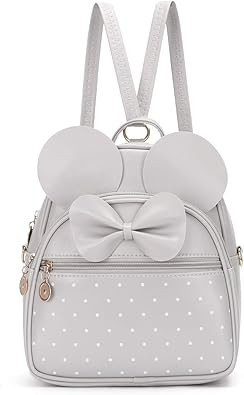 Girls Bowknot Polka Dot Cute Mini Backpack Small Daypacks Convertible Shoulder Bag Purse for Wome... | Amazon (US)