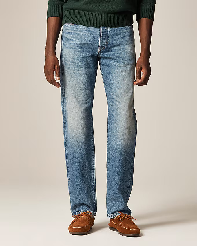 Classic jean in vintage medium wash Japanese selvedge denim | J. Crew US