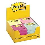 Post-it Notes, America’s #1 Favorite Sticky Note, 3 in x 3 in, Marseille Colors PDQ Tray, 24 Pads/Tr | Amazon (US)