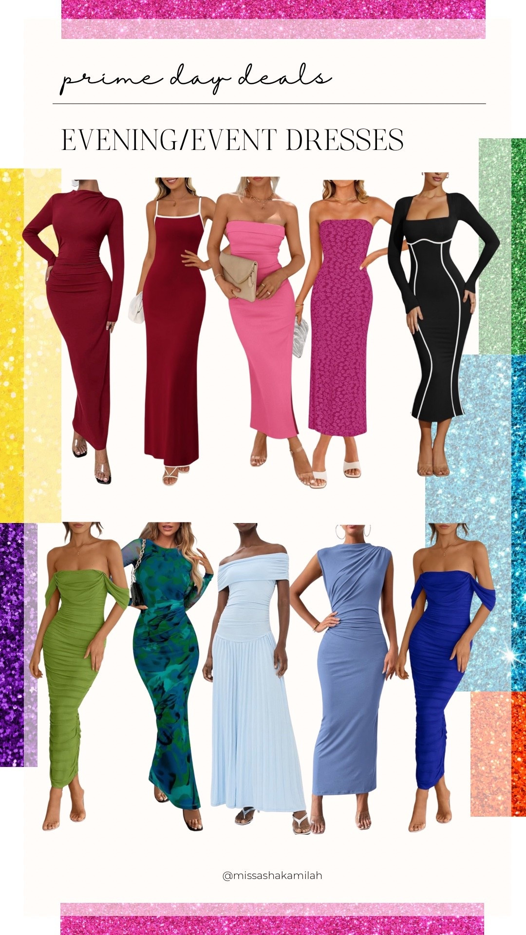 PRIME DAY DEALS: Colorful evening/event dresses✨

#LTKStyleTip