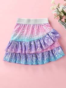 New Mermaid Rainbow Fish Scale Skirt For Young Girls' Summer Wear F5510 | SHEIN