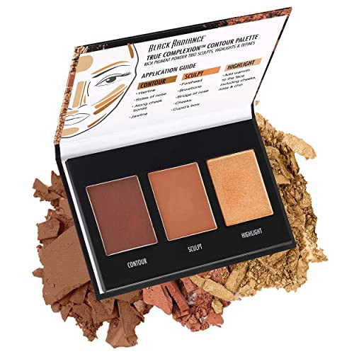 Black Radiance True Complexion Contour Palette, Medium to Dark, 0.38 Ounce | Amazon (US)
