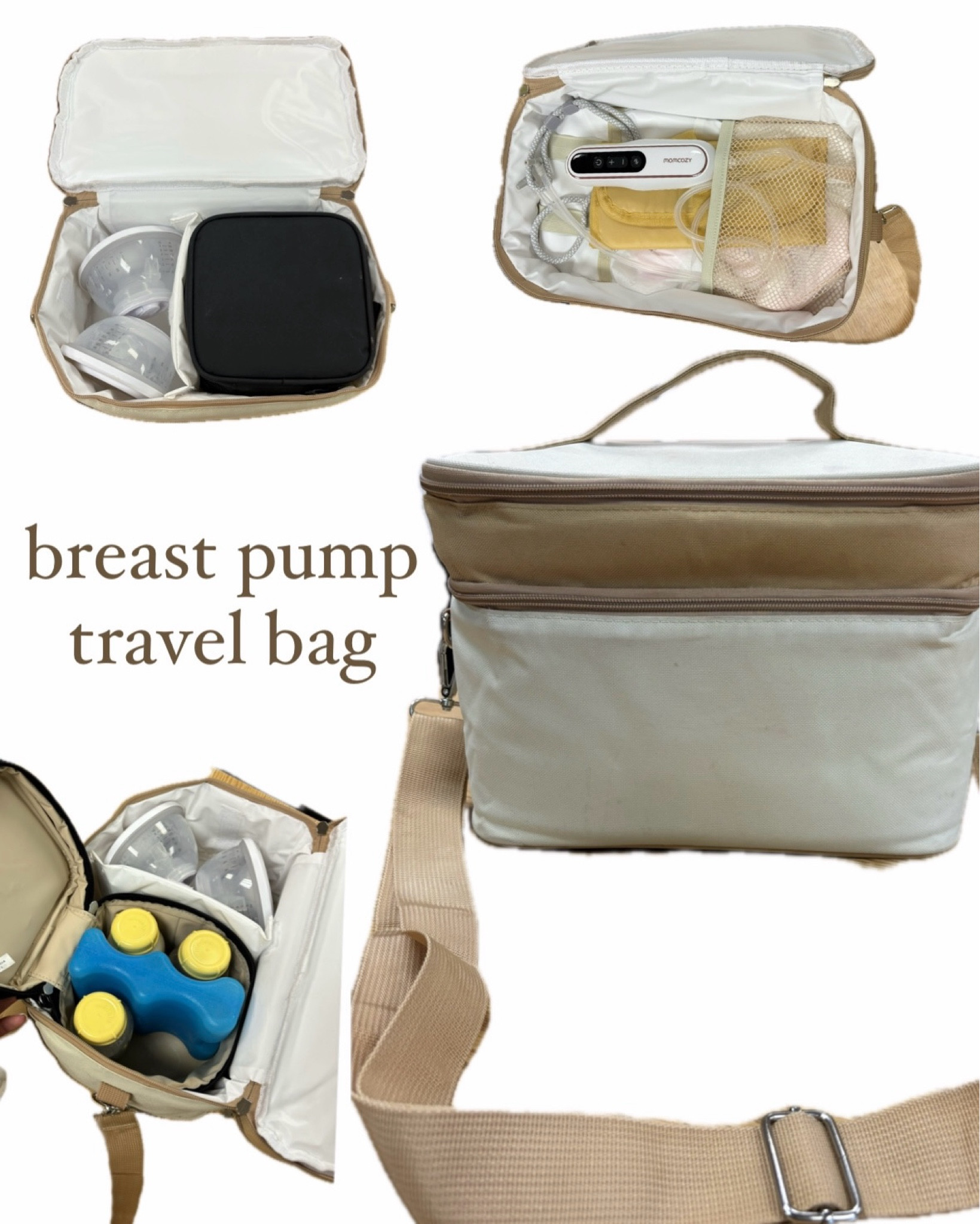 sooooo happy with my breast bump bag! I bring it to work with me each day and it makes pumping on the go so convenient! The bag fits my mom cozy pump perfectly! The bag is insulated, but also bought an extra cooler bag to keep my stored milk in extra cold as I don’t have access to a fridge during my workday. I love having the extra storage on top - I keep my pump controller and charger in there as well as extra nursing pads! The bag also is so cute - can’t even tell it’s for breastfeeding! I think most of my coworkers think I’m just carrying in a really big lunchbox 😂  #LTKbreastfeeding #LTKbreastpump

#LTKbump #LTKtravel #LTKbaby