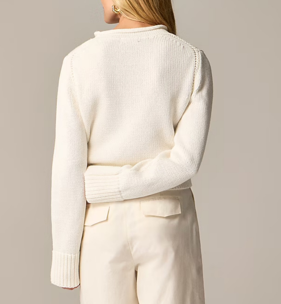 My favorite 100% cotton sweater 🤍 

#LTKSeasonal #LTKfindsunder100 #LTKsalealert