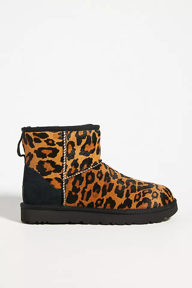 UGG Leopard-Printed Classic Mini Boots | Anthropologie (US)