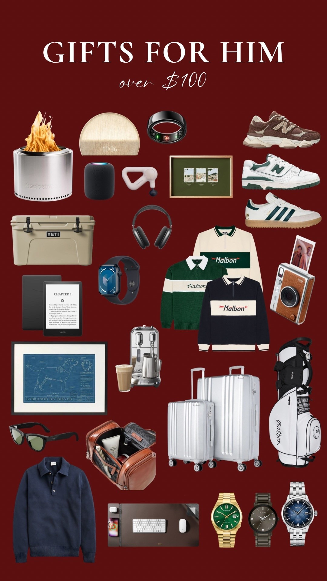 GIFT GUIFE 2025 // gifts for him over $100! Luxury gift ideas for him! Gifts for boyfriend, gifts for brother, gifts for dad, gifts for husband, gifts for grandpa etc 

#LTKGiftGuide #LTKHoliday #LTKCyberWeek