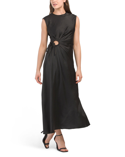 Satin Side Tie Dress | TJ Maxx