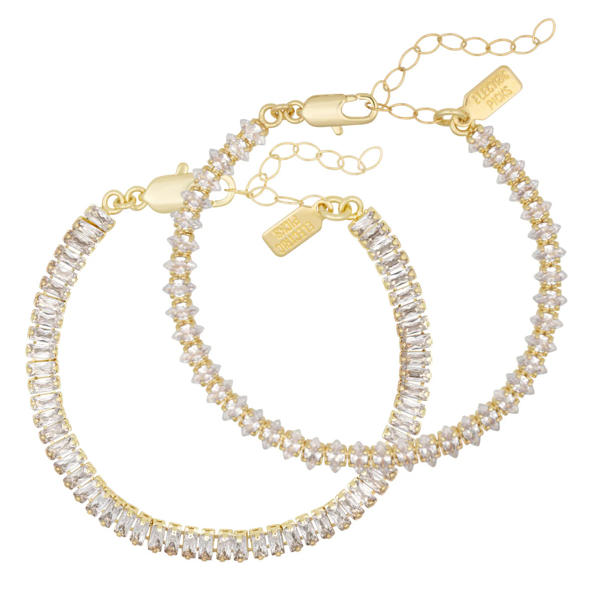 Tennis Bracelet Set | Electric Picks Jewelry