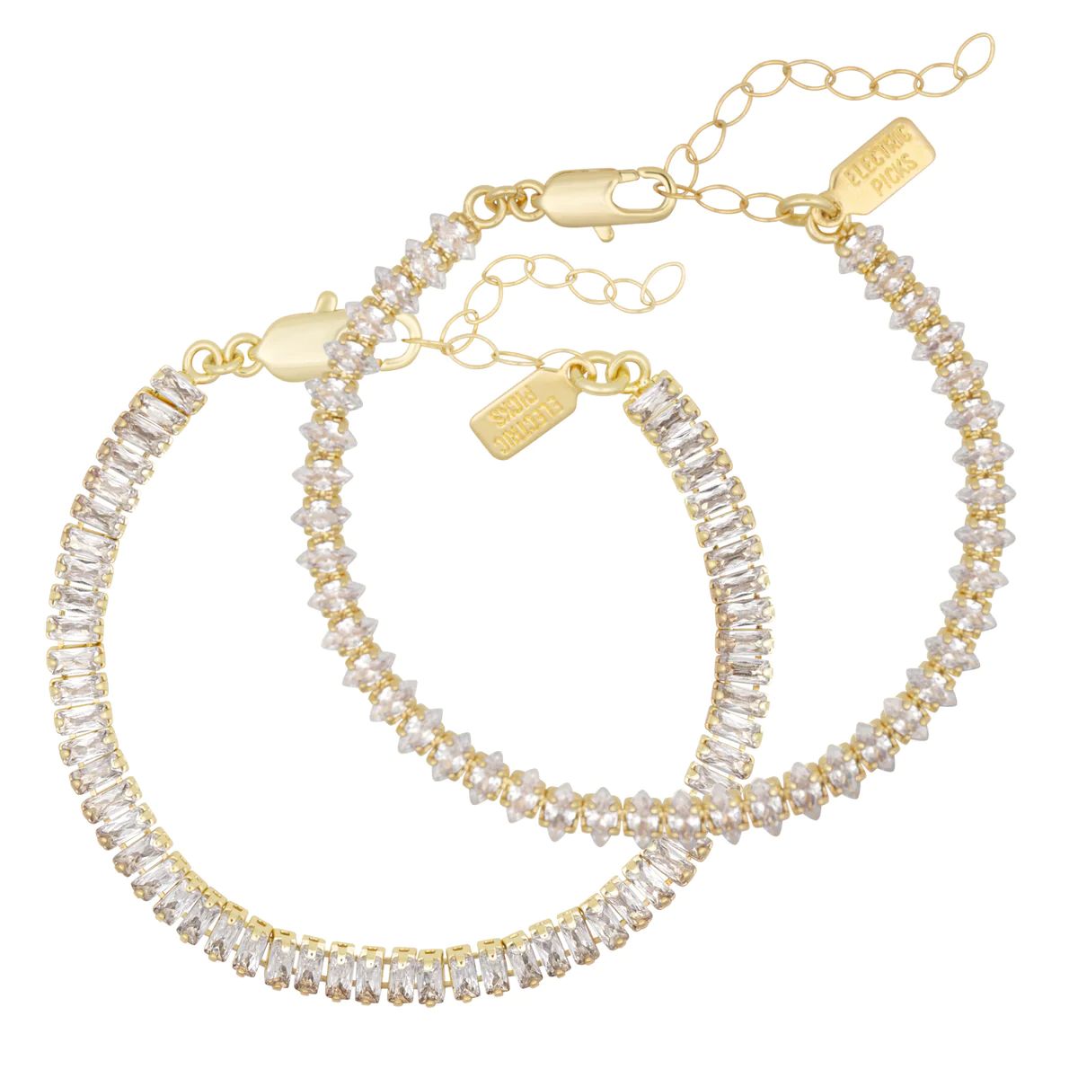 Tennis Bracelet Set | Electric Picks Jewelry