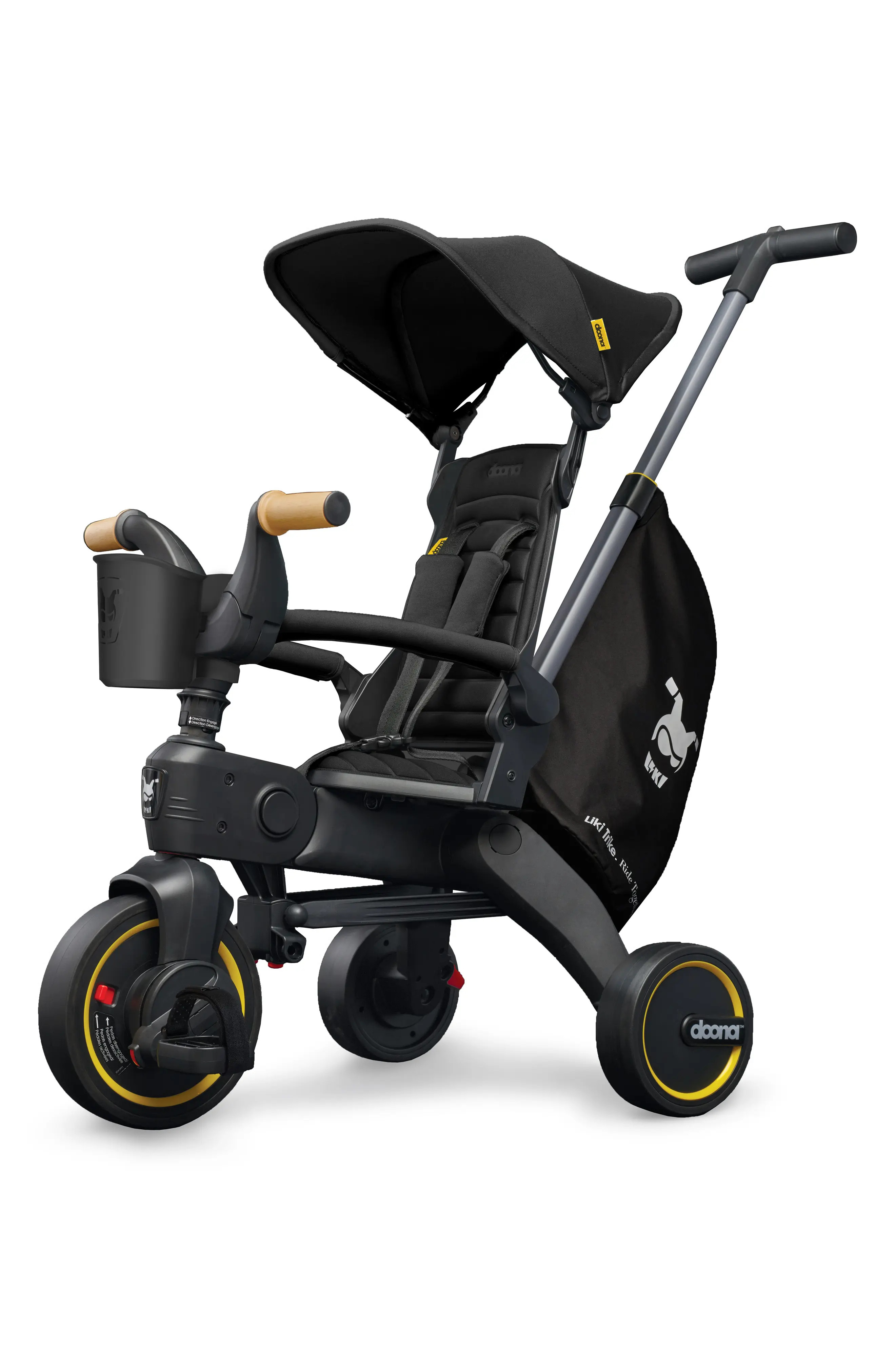 Doona Liki Convertible Stroller Trike in Nitro Black at Nordstrom | Nordstrom