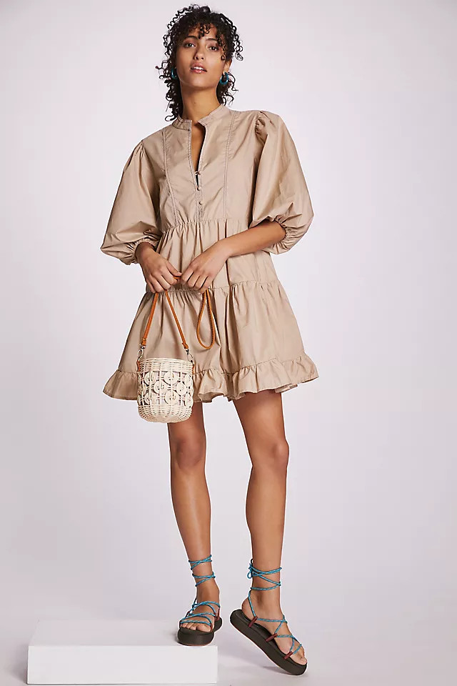 Ruffled Tunic Dress | Anthropologie (US)