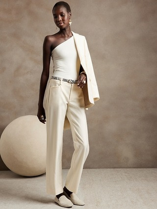 Lido Straight Wool Pant | Banana Republic (US)