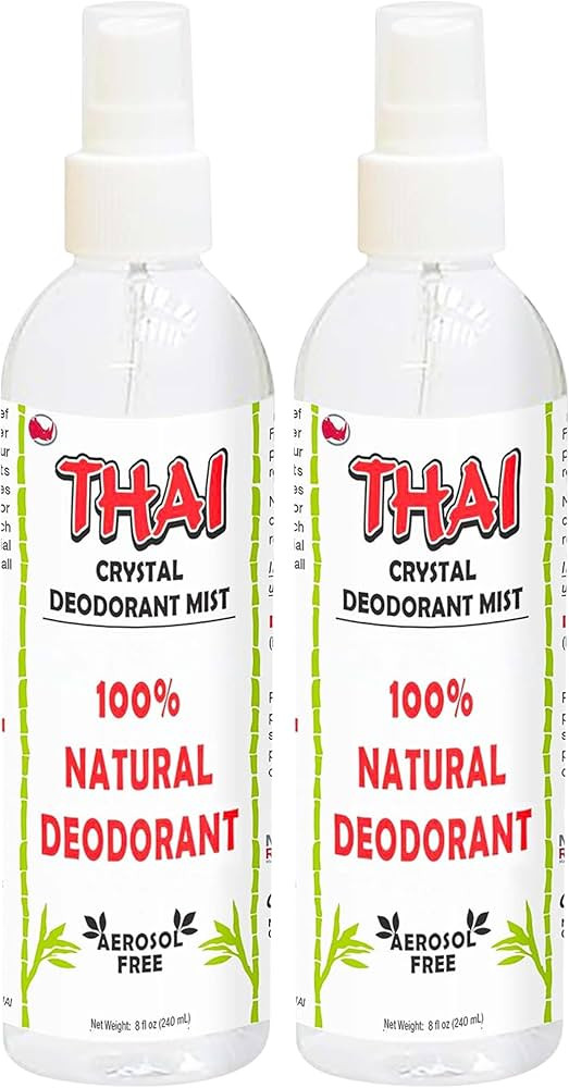 Amazon.com : 2-PACK Thai Deodorant Crystal Mist Spray (8 Oz) Whole Body Natural Crystal Salt Deod... | Amazon (US)
