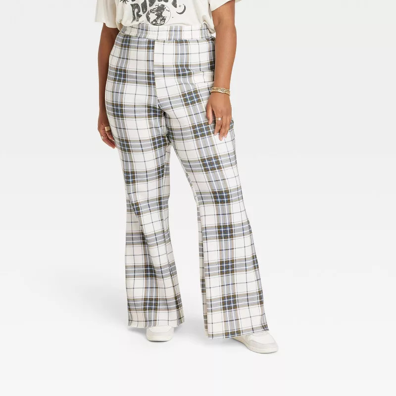 Women's Plaid Lounge Graphic Pants | Target