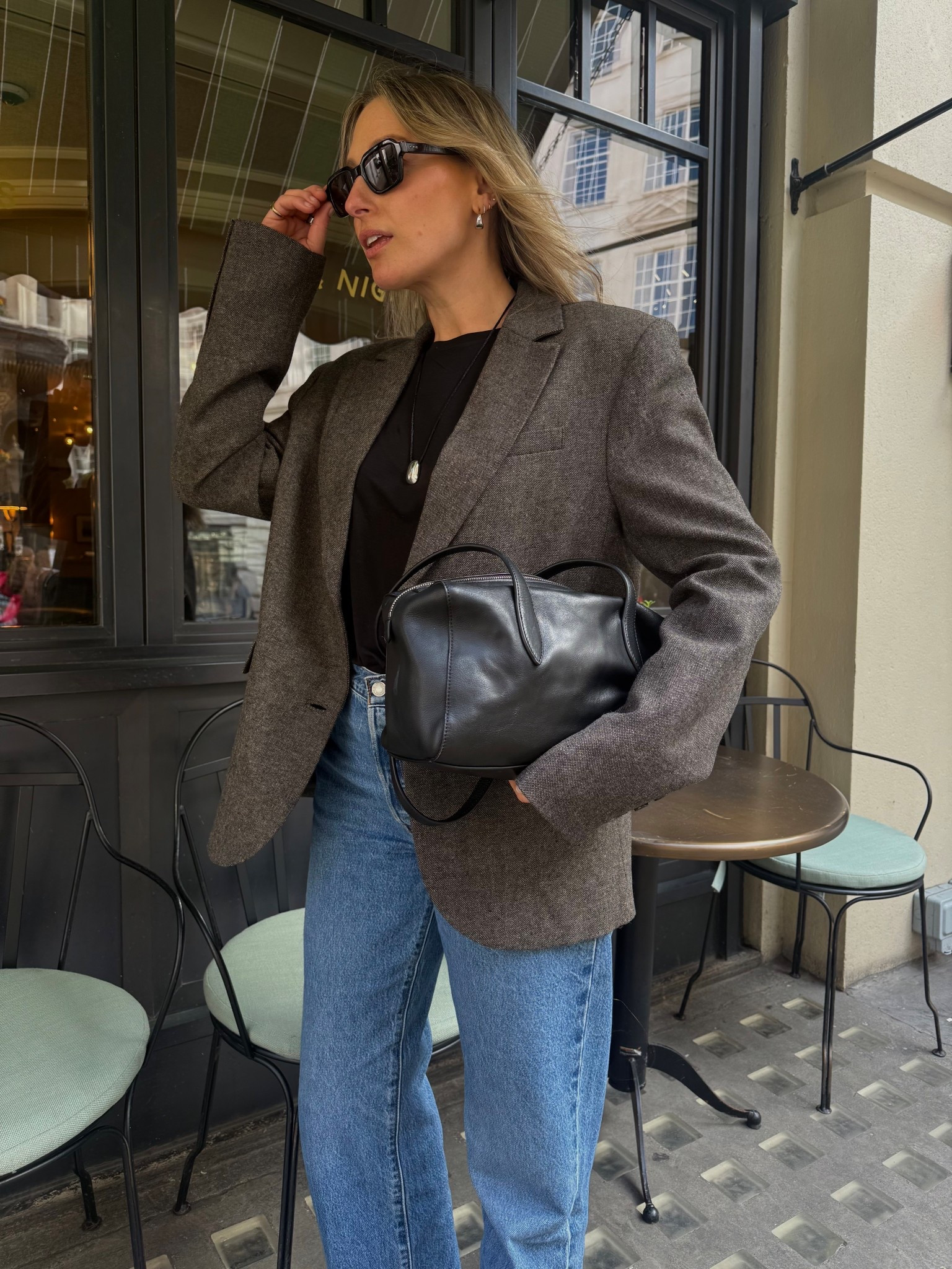 The blazer that’s updated my jeans and a tee. Wearing a size down here. 

#LTKgrwm #LTKdayinmylife #LTKootd