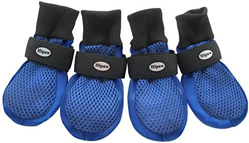 HiPaw Summer Breathable Dog Boots Nonslip Sole Paw Protector for Hardwood Floor | Amazon (US)